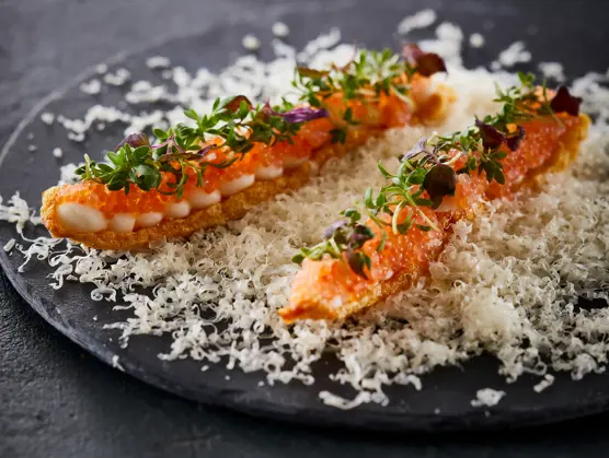 Flæskesvær med stenbiderrogn